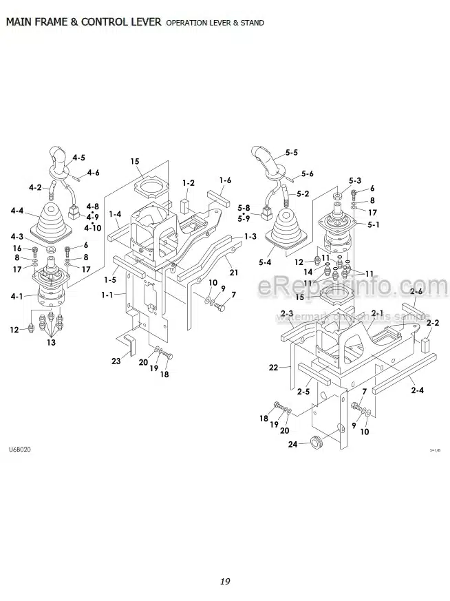 Photo 5 - Takeuchi TW50 Parts Catalog Wheel Loader Е104063- Е105833-