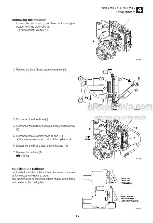 Photo 7 - Takeuchi TL12 Workshop Manual Track Loader 201200003-