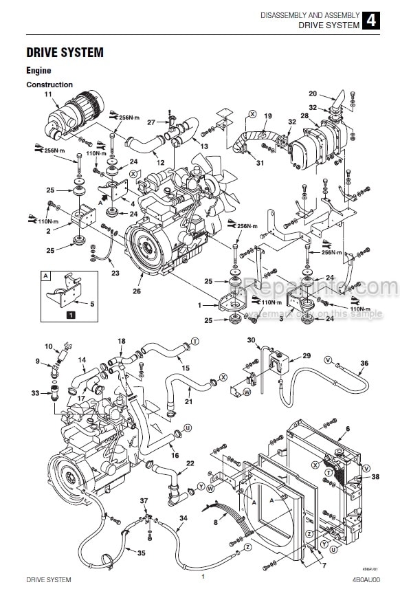 Photo 3 - Takeuchi TL12 Workshop Manual Track Loader 201200003-