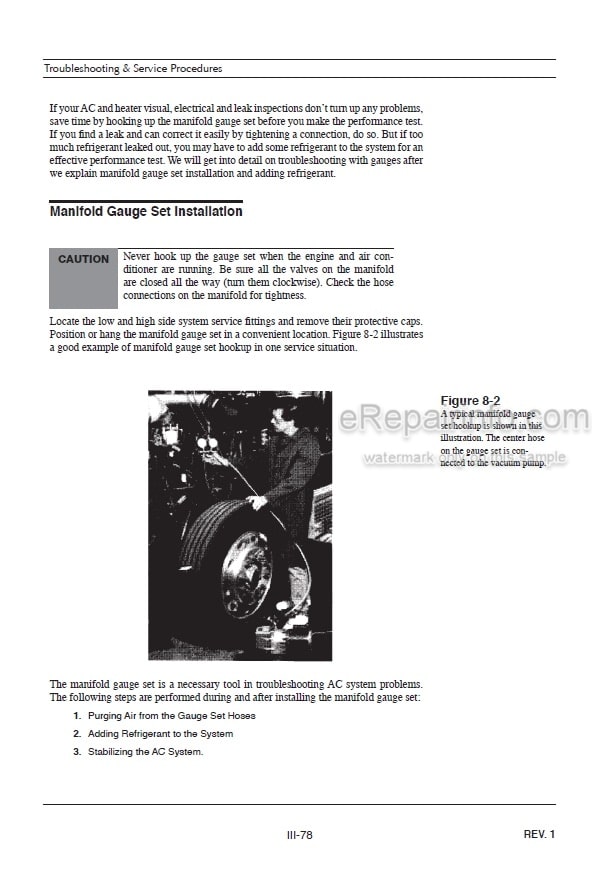 Photo 5 - Takeuchi TL130 Workshop Manual Crawler Loader 21300004-