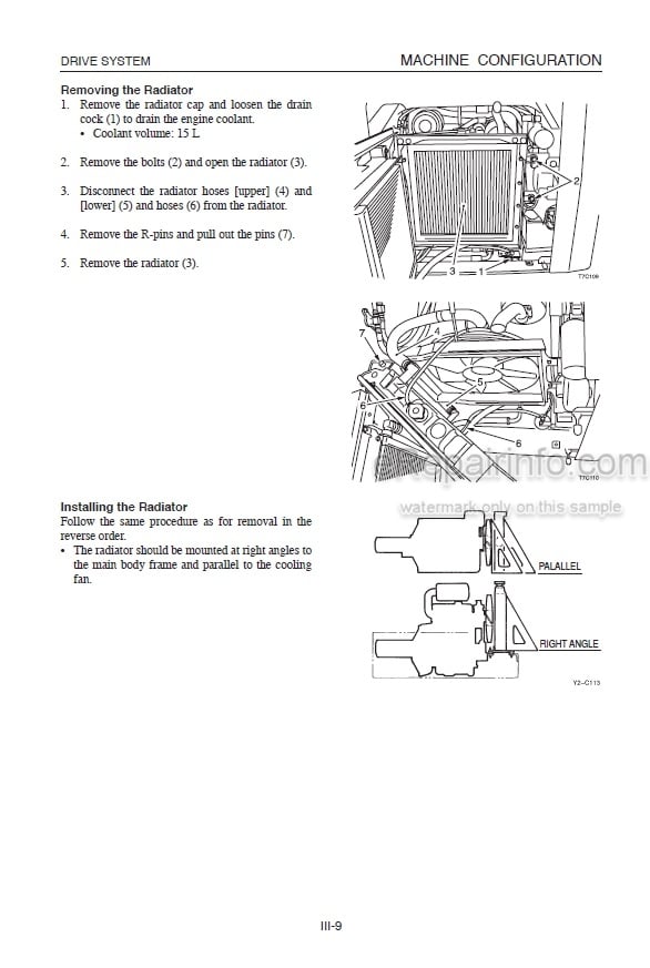 Photo 8 - Takeuchi TL130 Workshop Manual Crawler Loader 21300004-