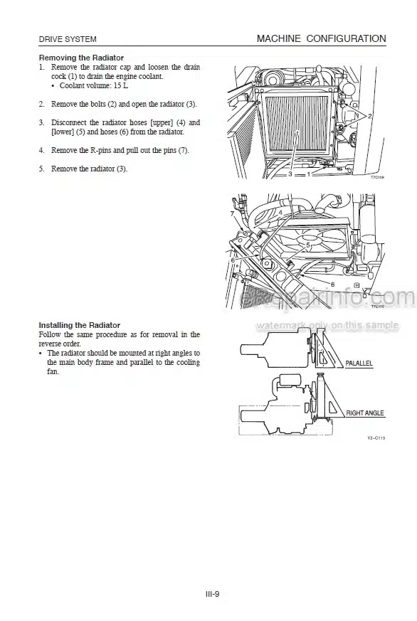 Photo 8 - Takeuchi TL140 Workshop Manual Crawler Loader 21400011-