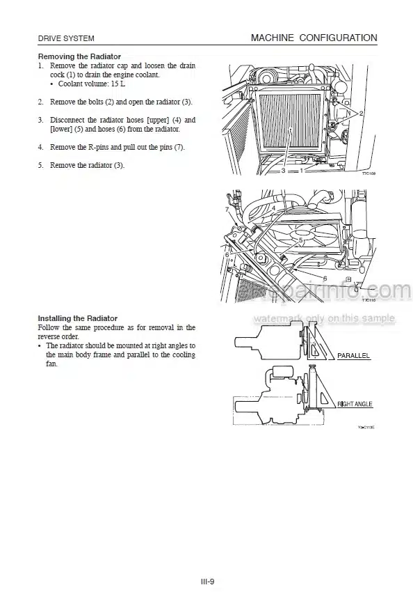 Photo 7 - Takeuchi TL150 Workshop Manual Crawler Loader