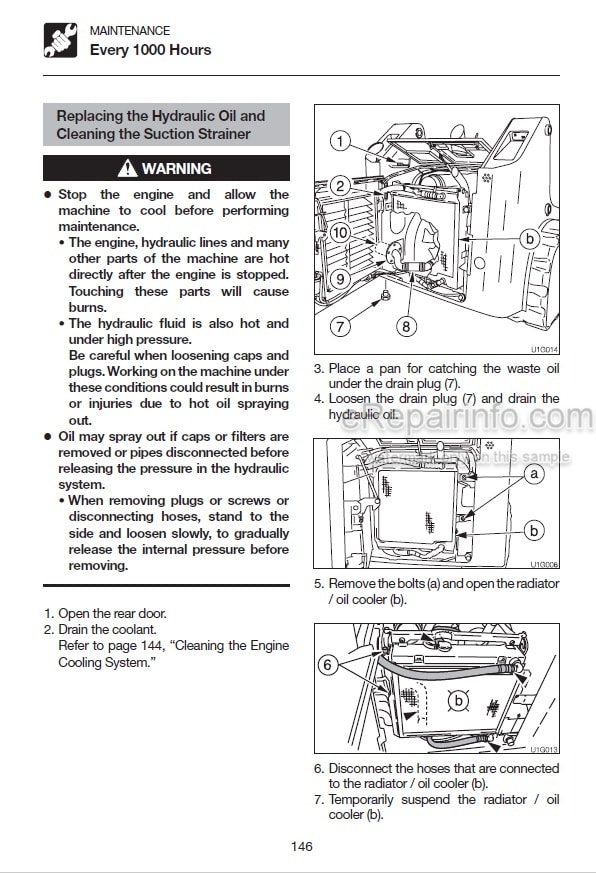 Photo 4 - Takeuchi TL220 TL230 TL240 TL250 Operators Manual Track Loader 222000062- 223000123- 224000081- 225000075-