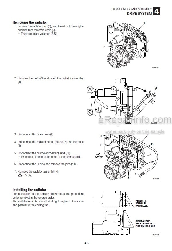Photo 7 - Takeuchi TL240 Workshop Manual Track Loader 224000001-
