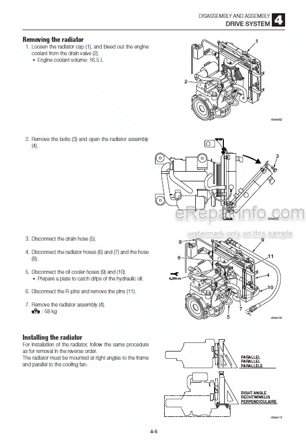 Photo 4 - Takeuchi TL230 Workshop Manual Track Loader 223000001-