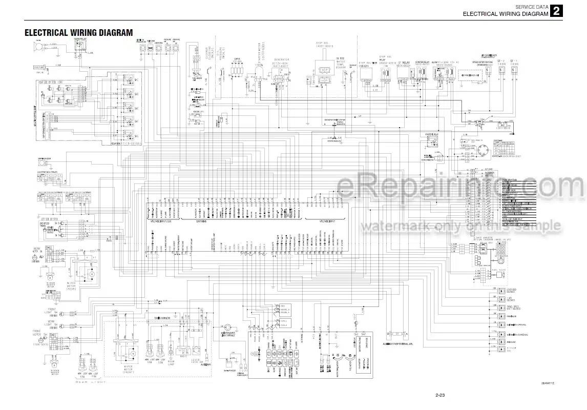 Photo 3 - Takeuchi TL230 Workshop Manual Track Loader 223100001-