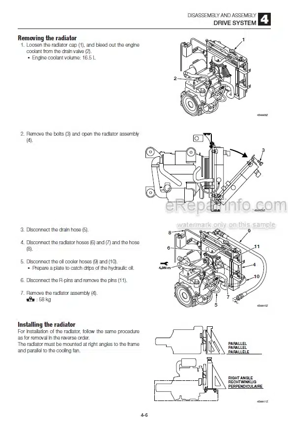 Photo 3 - Takeuchi TL240 Workshop Manual Track Loader 224000001-