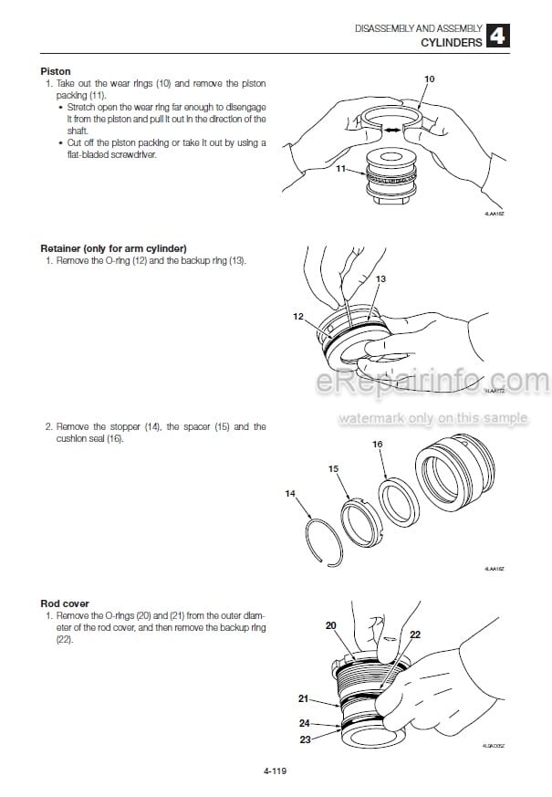 Photo 7 - Takeuchi TS50V TS60V Service Manual Skid Steer Loader