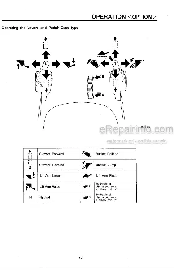 Photo 5 - Takeuchi TL26 Operators Manual Crawler Loader 2620186-