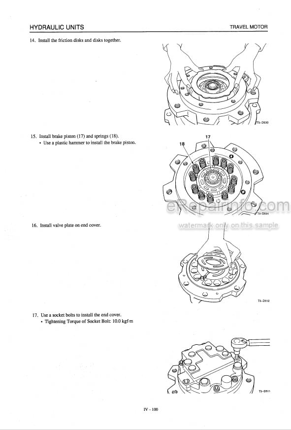 Photo 8 - Takeuchi TW80 Service Manual Wheel Loader