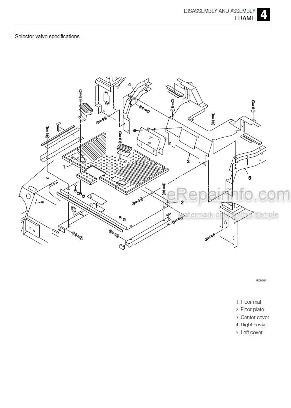 Photo 3 - Takeuchi TL8 Workshop Manual Track Loader 200800002-