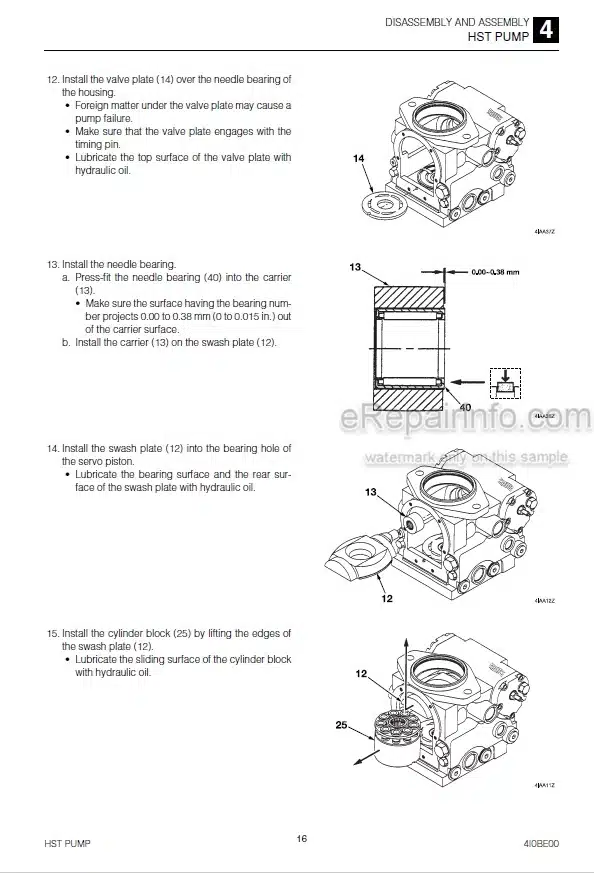 Photo 3 - Takeuchi TL8 Workshop Manual Track Loader 200800002-