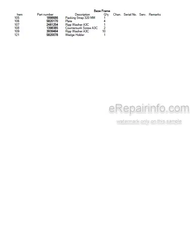 Photo 4 - Takeuchi TW50 Parts Catalog Wheel Loader Е104063- Е105833-
