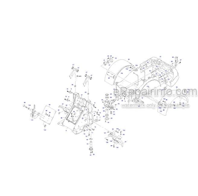 Photo 1 - Takeuchi TW60 Parts Catalog Wheel Loader Е104062- Е106776-