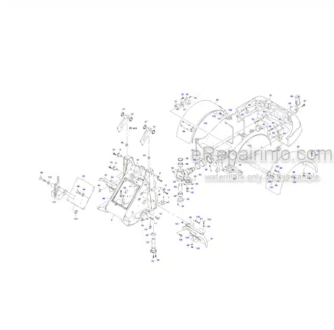 Photo 1 - Takeuchi TW60 Parts Catalog Wheel Loader Е104062- Е106776-