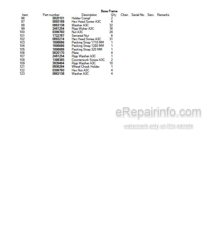 Photo 4 - Takeuchi TW60 Parts Catalog Wheel Loader Е104062- Е106776-