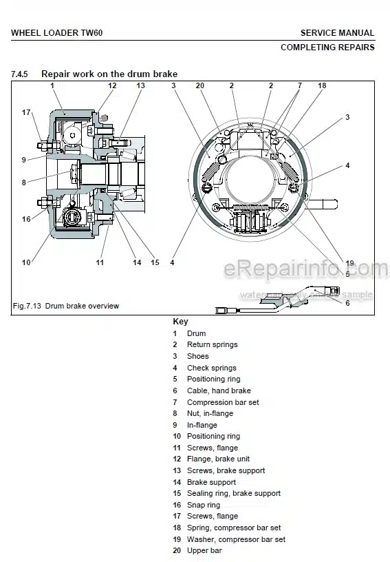 Photo 5 - Takeuchi TW60 Service Manual Wheel Loader