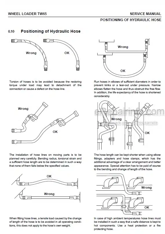 Photo 1 - Takeuchi TW65 Service Manual Wheel Loader
