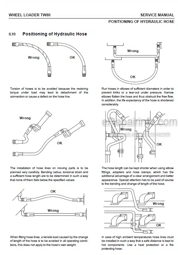 Photo 2 - Takeuchi TW80 Service Manual Wheel Loader