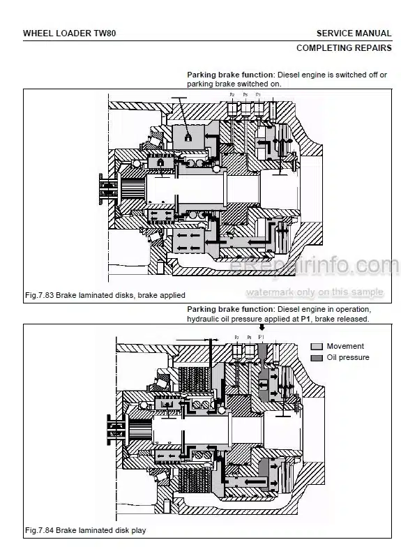 Photo 6 - Takeuchi TW80 Service Manual Wheel Loader