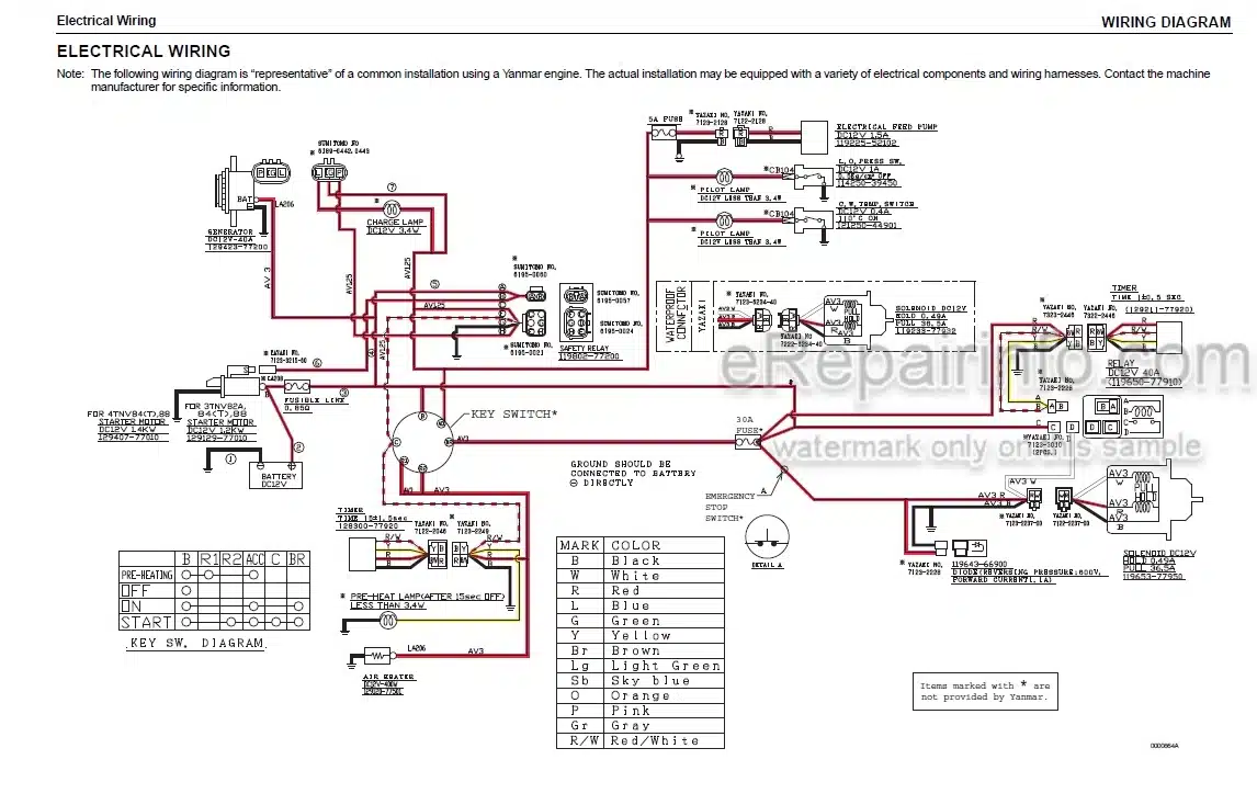 Photo 5 - Yanmar 3TNV82A 3TNV82A-B 3TNV84 3TNV84T 3TNV84T-B 3TNV88 3TNV88-B 3TNV88-U 4TNV84 4TNV84T 4TNV84T-Z 4TNV88 4TNV88-B 4TNV88-U 4TNV94L 4TNV98 4TNV98-Z 4TNV98-E 4TNV98T 4TNV98T-Z 4TNV106 4TNV106T Troubleshooting Manual Electronic Control
