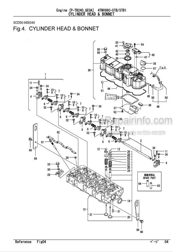 Photo 8 - Yanmar ViO80-1A Service Manual Hydraulic Excavator With Articulated Boom