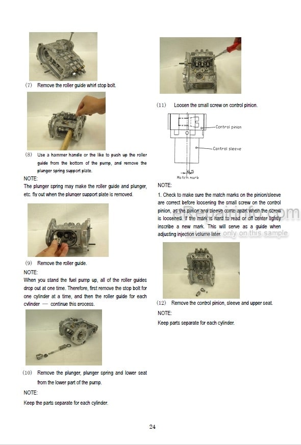 Photo 5 - Yanmar YPES-ML Service Manual Fuel Injection Equipment