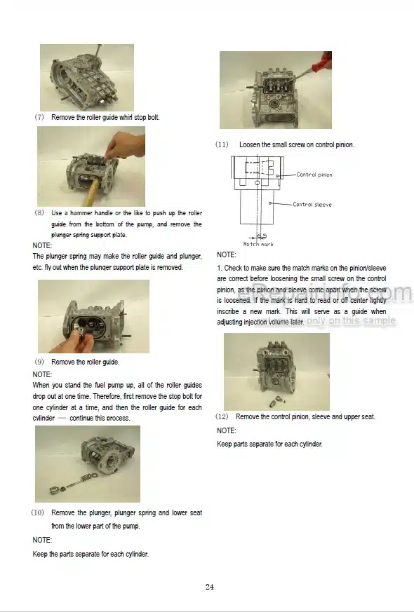 Photo 5 - Yanmar YPES-ML Service Manual Fuel Injection Equipment
