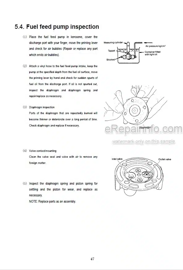 Photo 6 - Yanmar TNV Series Operation Manual Engine Diagnostic Service Tool