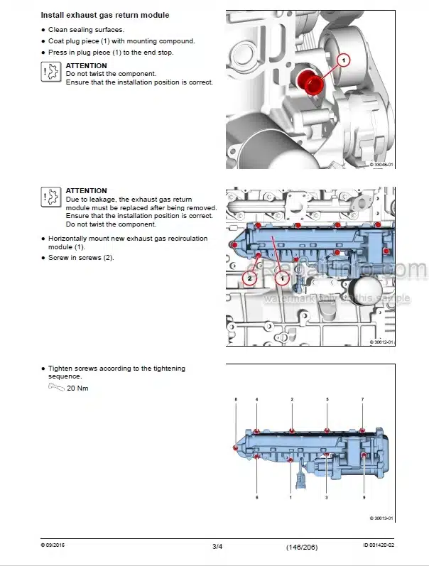 Photo 11 - Deutz TCD2.9L4 Workshop Manual Engine