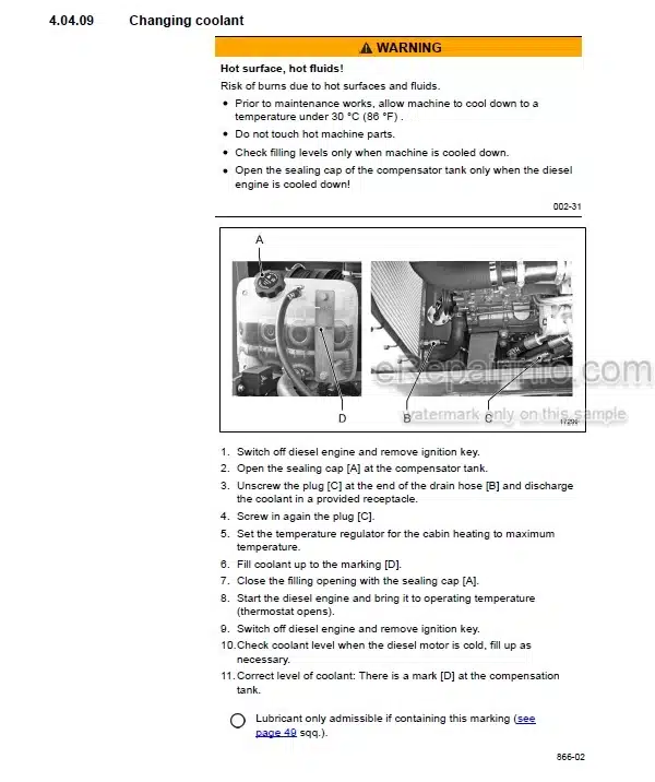 Photo 1 - Hamm H51 H5IP H7I H7IP H7IVIO Training Maintenance Manual Compactor