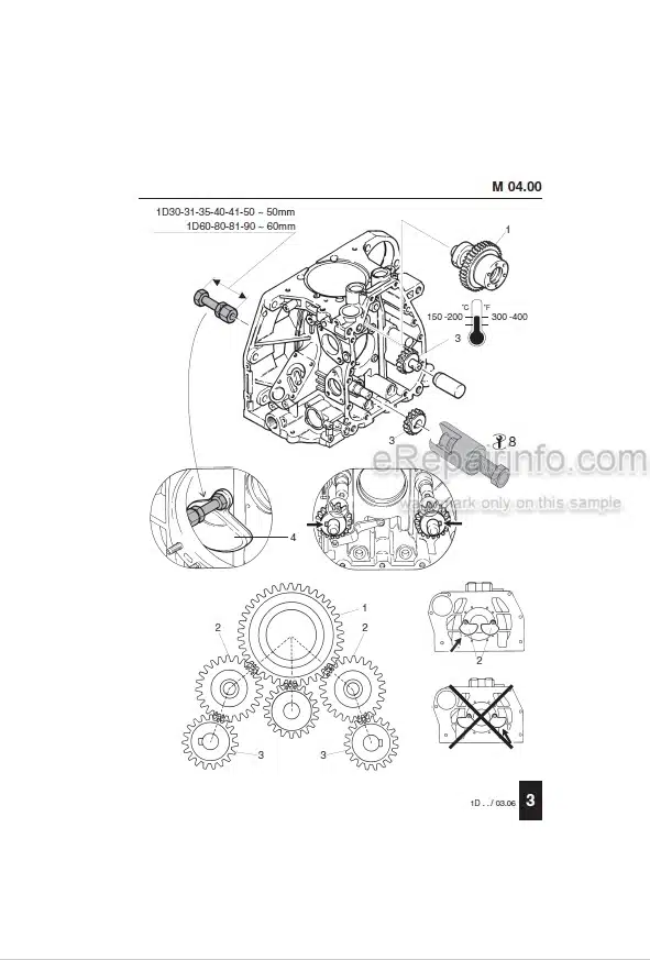 Photo 5 - Hatz 1D41 1D42 1D50 1D81 1D90 Original Instruction Book Manual Engine