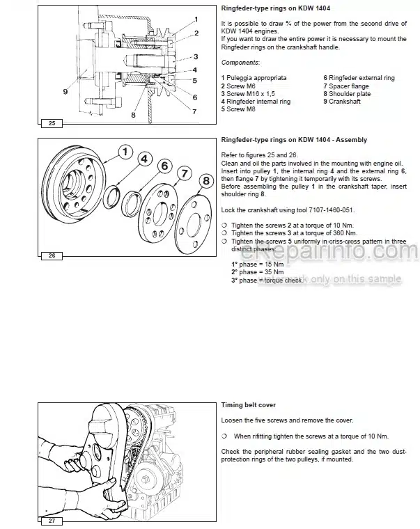 Photo 9 - Kohler KDW702 KDW1003 KDW1404 Workshop Manual Engine