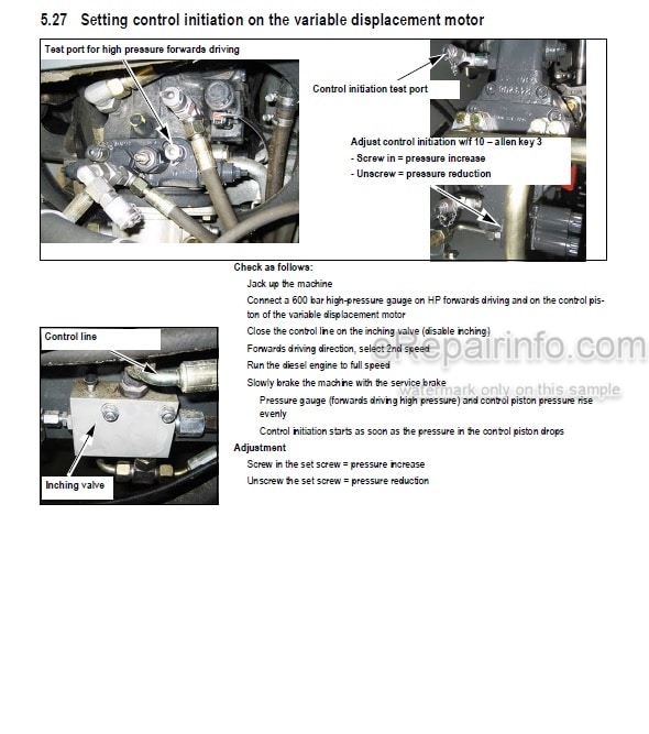 Photo 10 - Kramer 550 650 Service Manual Wheel Loader