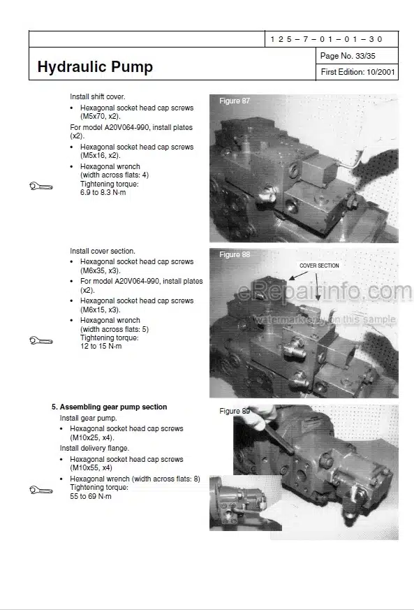 Photo 9 - Link-Belt 135 Spin Ace Shop Manual Excavator