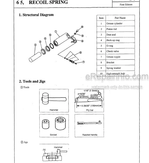 Photo 11 - Link-Belt 1600 Quantum Service Manual Excavator