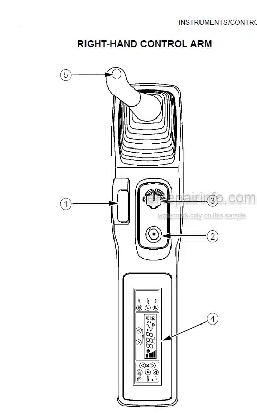Photo 3 - Link-Belt 210LX 240LX Operators Manual Excavator