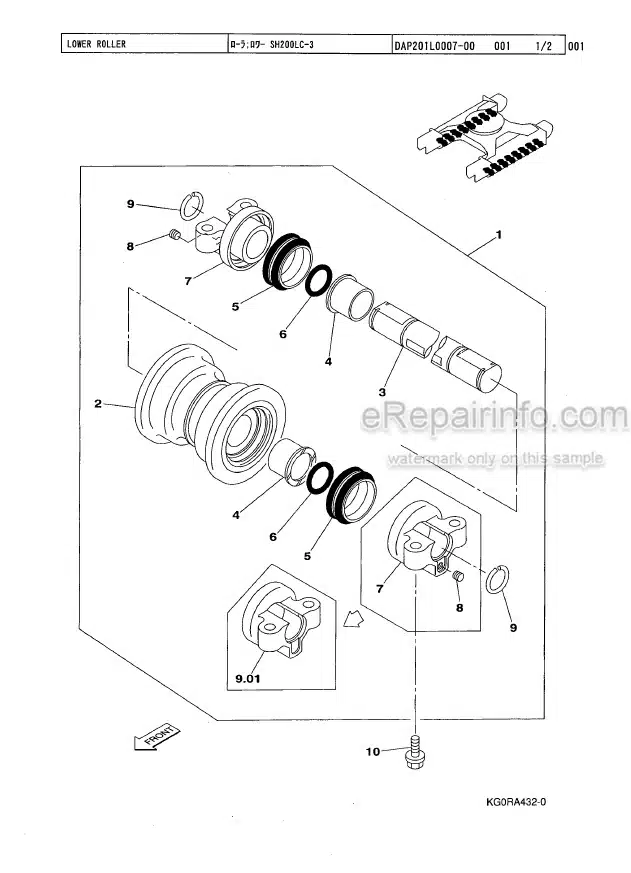 Photo 11 - Link-Belt 210LX Parts Manual Crawler Excavator