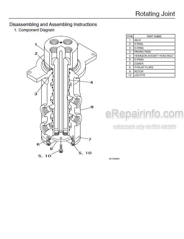 Photo 3 - Link-Belt 225 Spin Ace Tier III Service Manual Excavator