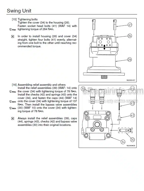 Photo 11 - Link-Belt 225 Spin Ace Tier III Service Manual Excavator