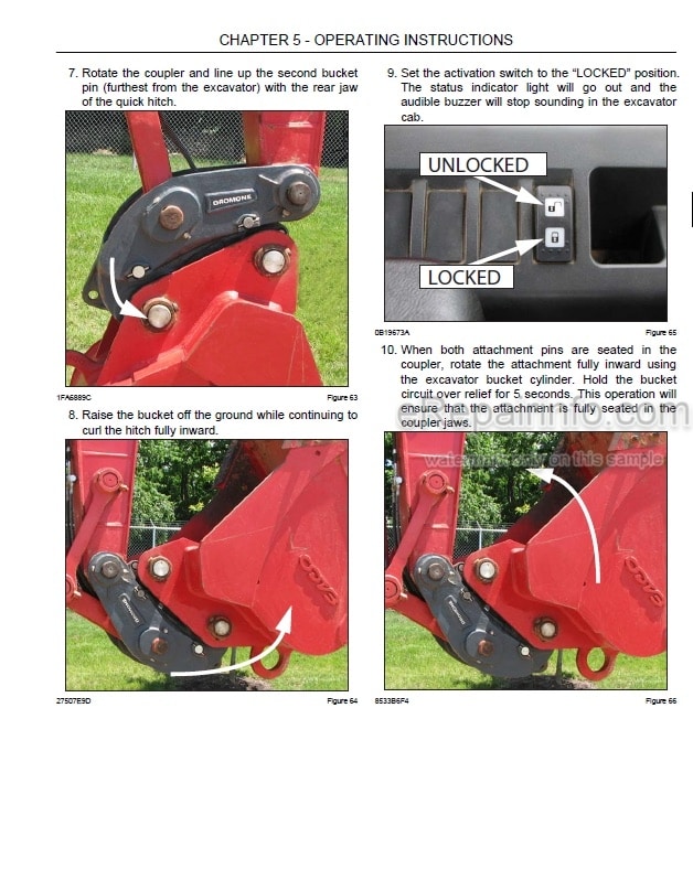 Photo 3 - Link-Belt 235X3 Operators Manual Hydraulic Excavator