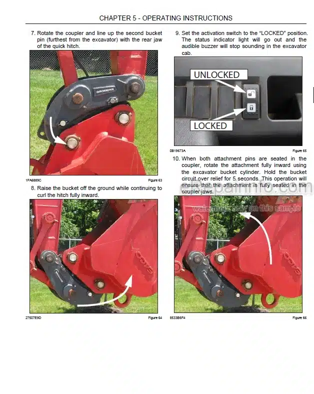 Photo 3 - Link-Belt 235X3 Operators Manual Hydraulic Excavator