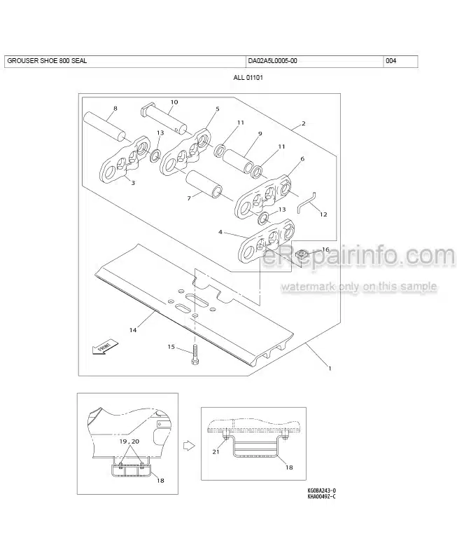 Photo 9 - Link-Belt 240X2 Parts Manual Excavator