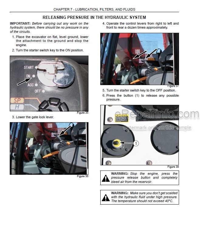 Photo 1 - Link-Belt 250X3 Operators Manual Hydraulic Excavator