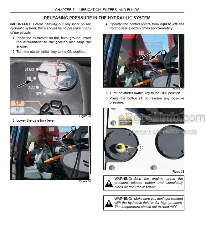 Photo 2 - Link-Belt 250X3 Operators Manual Hydraulic Excavator