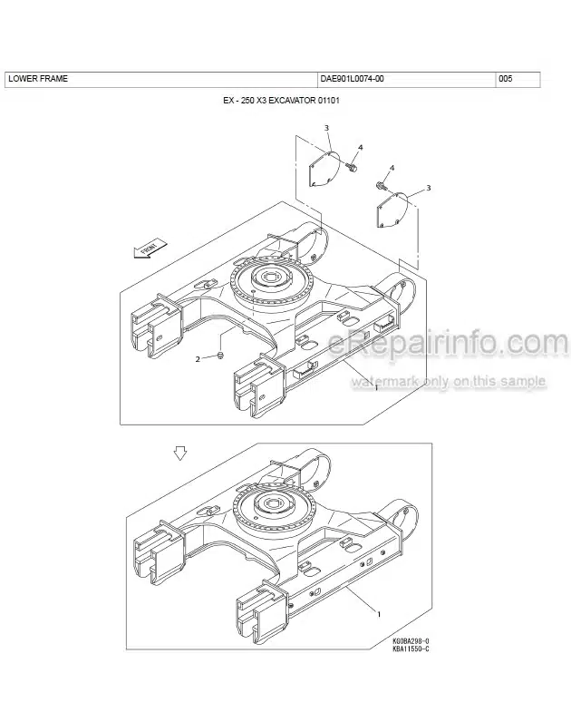 Photo 12 - Link-Belt 250X3 Parts Manual Excavator