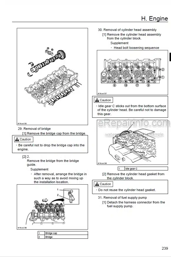 Photo 7 - Link-Belt 250X3 Service Manual Excavator