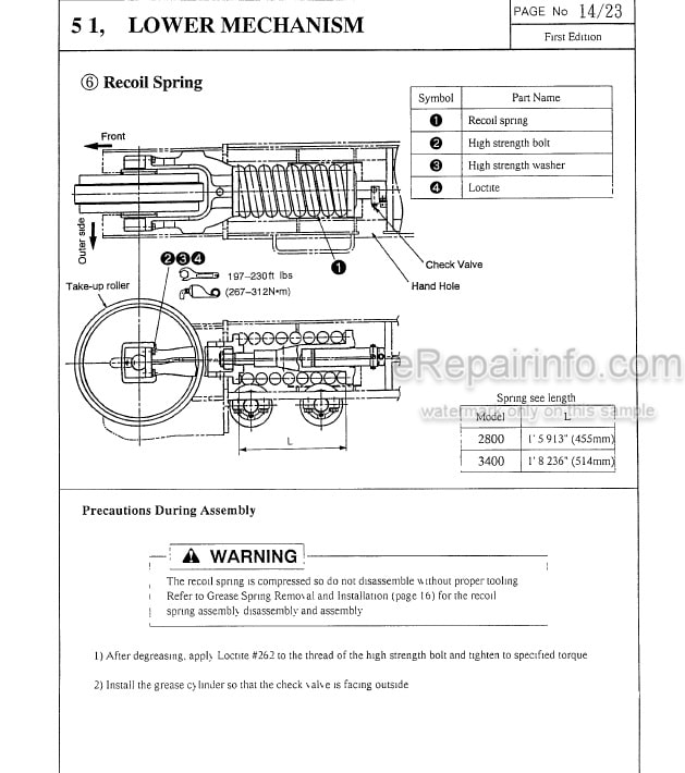 Photo 13 - Link-Belt 2800 3400 Quantum Shop Manual Excavator