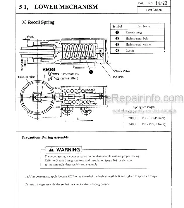 Photo 11 - Link-Belt 2800 3400 Quantum Shop Manual Excavator